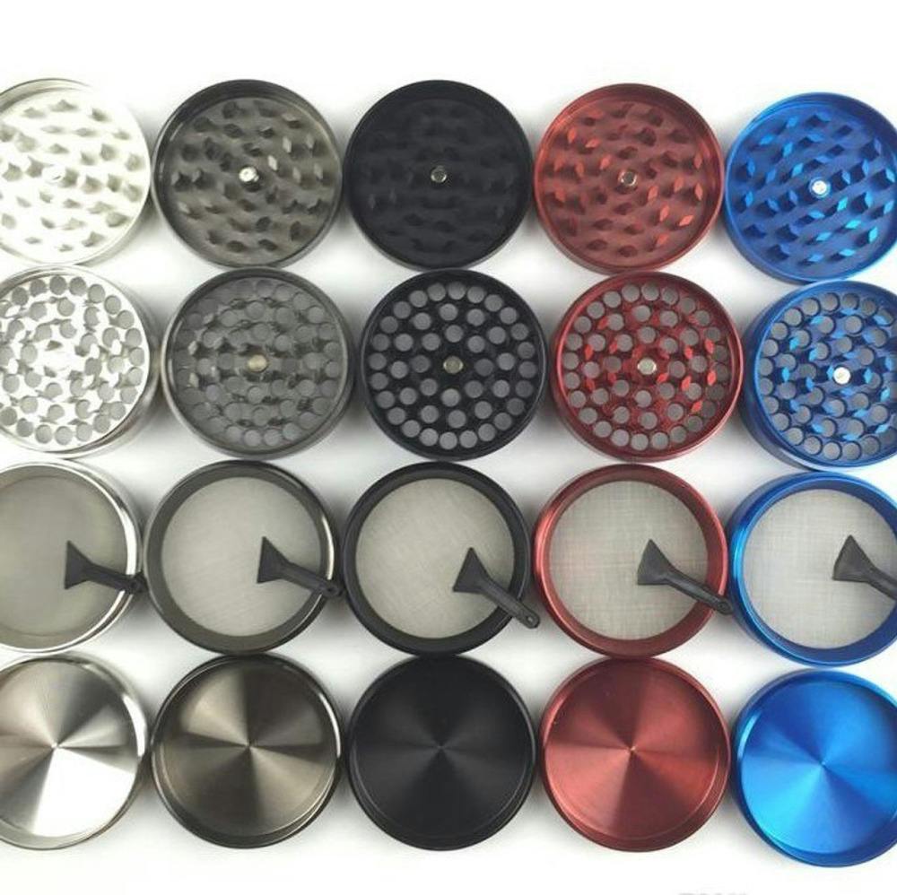 LuvBuds | 63mm Zinc 4pc Shredder | Red