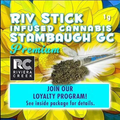 Riviera Creek | Stambaugh GC | 1g Infused Riv Stick