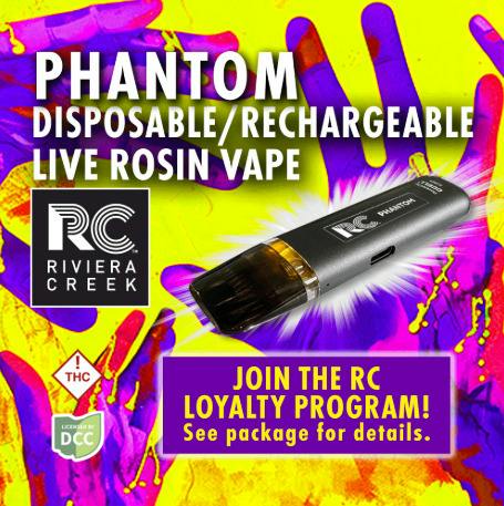 Riviera Creek | Phantom | .5g Live Rosin Disposable