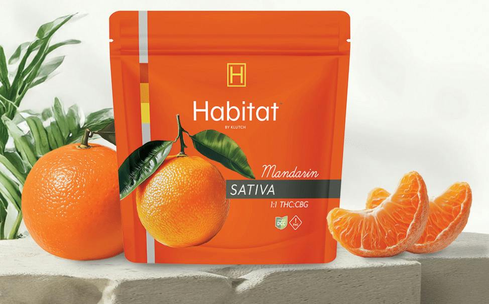 Habitat | Mandarin 1:1 THC:CBG 20pk | 130mg Gummies