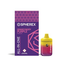 SPHEREX 1G AIO DISPOSABLE "GRAND DADDY PURPLE"