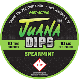 JUANA DIPS 100MG POUCHES "SPEARMINT"