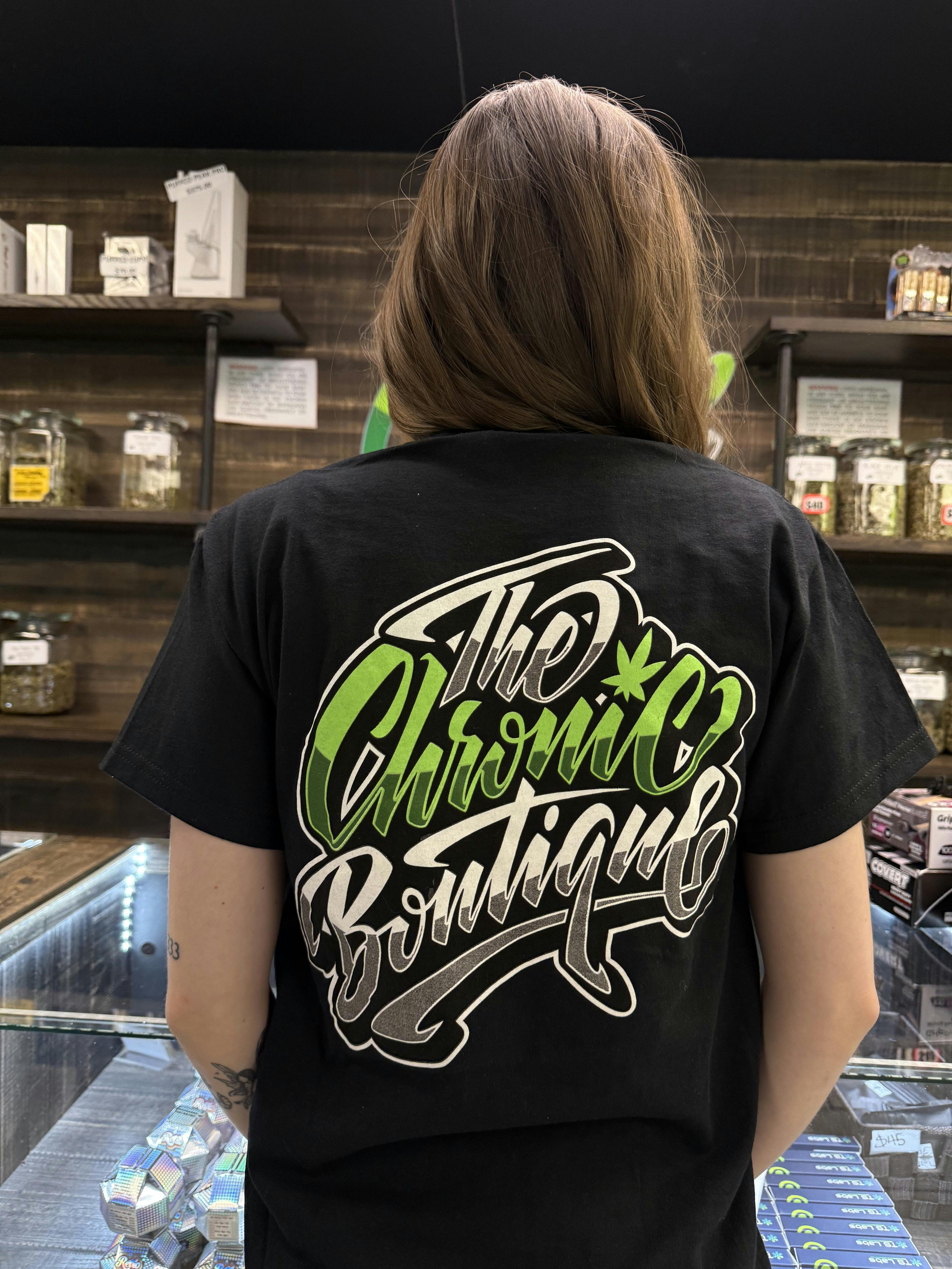 CHRONIC BOUTIQUE BLACK T-SHIRT (XL)