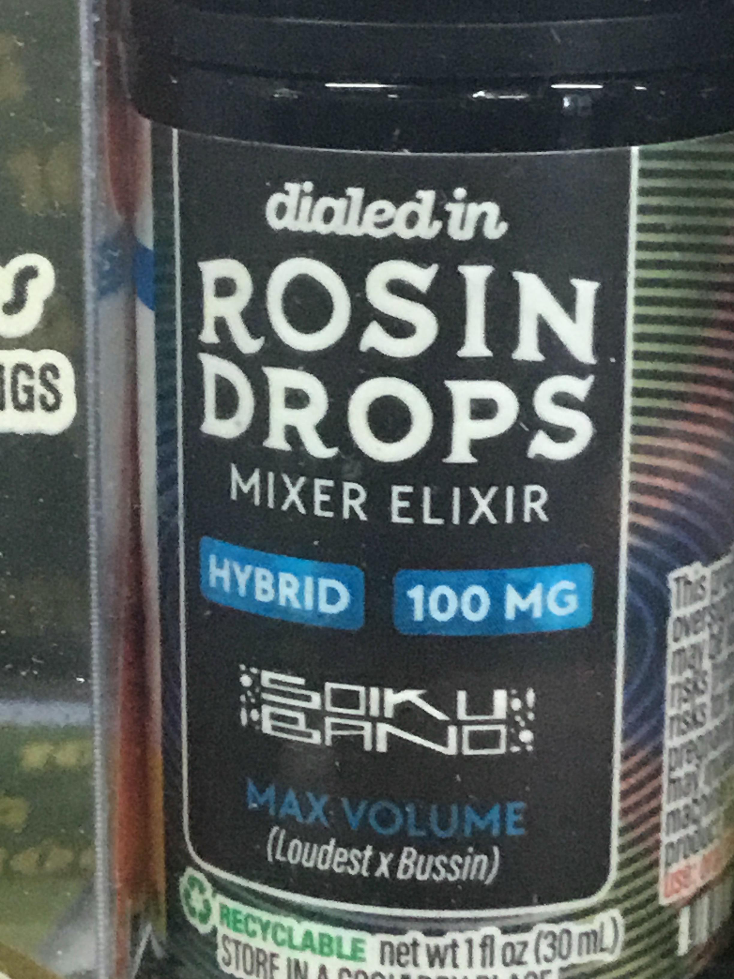 DIALED IN THC ROSIN DROP HYBRID MAX VOLUME 100MG