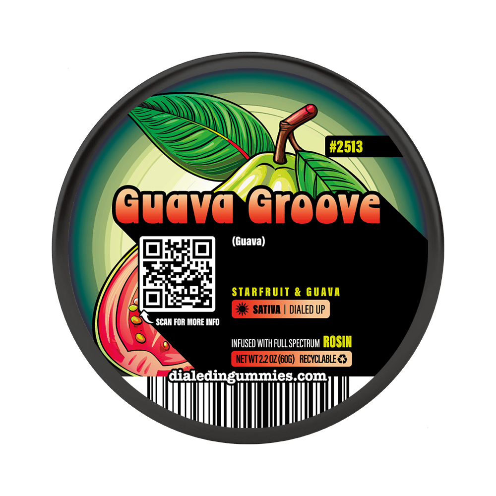 GAUAVA SATIVA DIALED IN - GUMMIES - 100MG