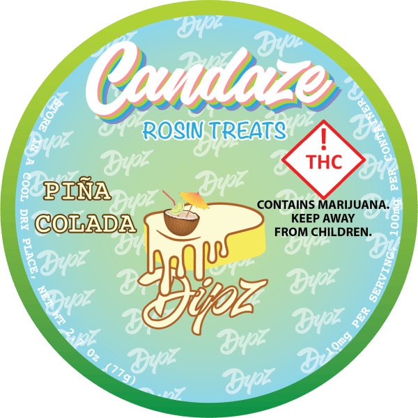 CANDAZE - PINEAPPLE UPSIDE DOWN CAKE - 100MG ROSIN TREATS