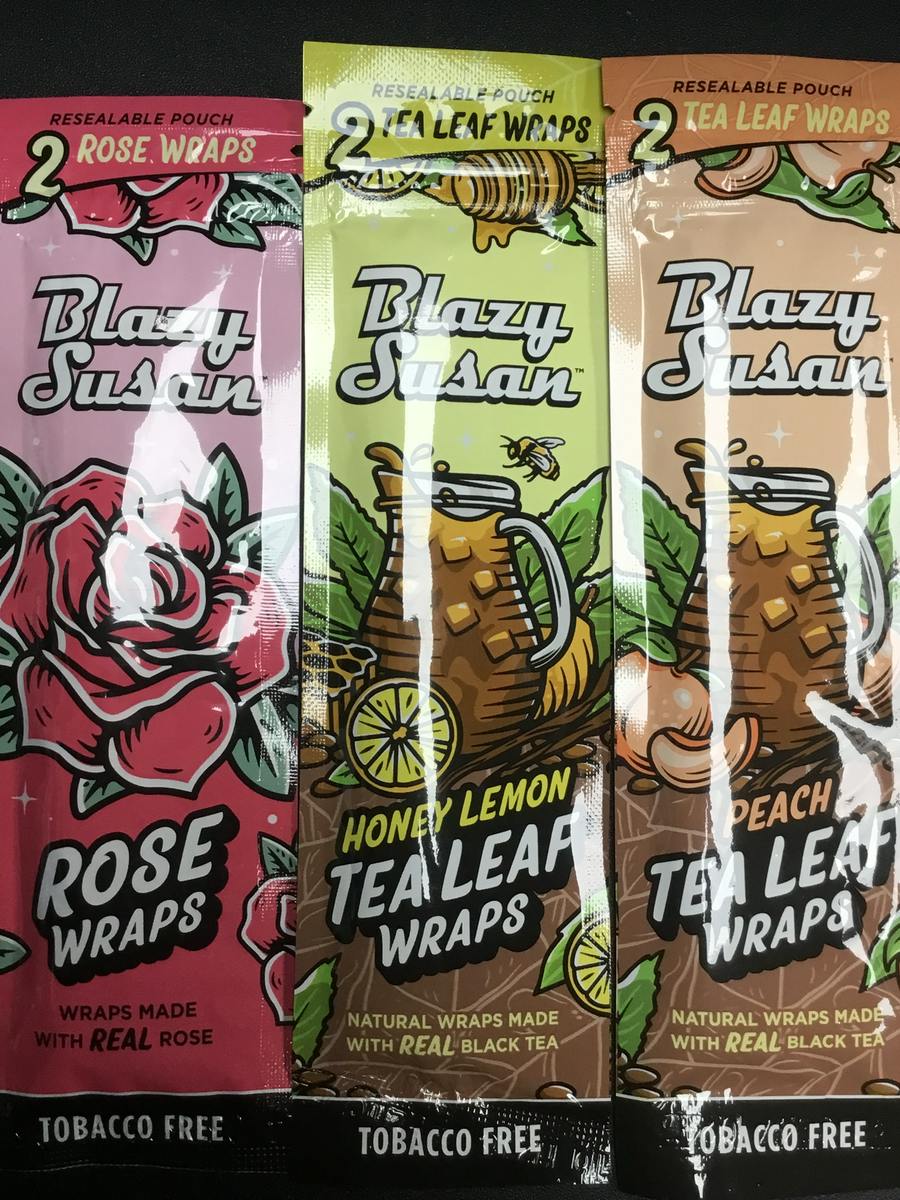 BLAZY SUSAN- PEACH TEA LEAF WRAPS