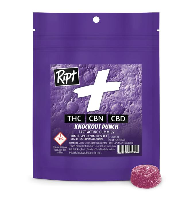 RIPT PLUS - KNOCKOUT PUNCH - SLEEP - 100MG
