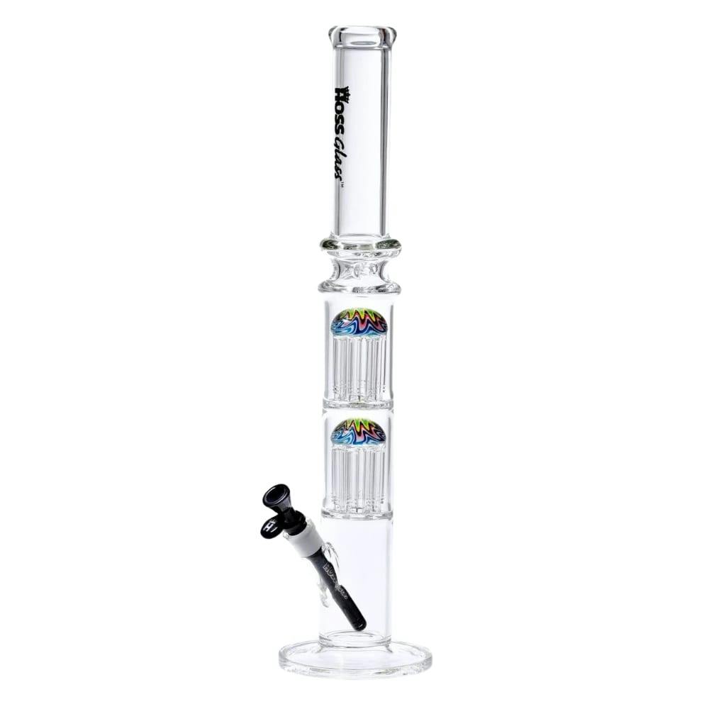 Hoss Glass - 22" Straight Shooter - Double 8 Arm Reverse Perc
