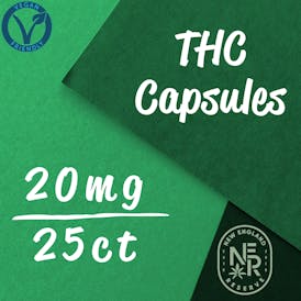 THC Caps | 20mg/25ct