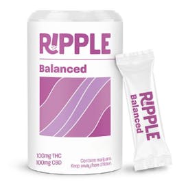 Ripple | 100mg Dissolvable THC Powder | Balanced