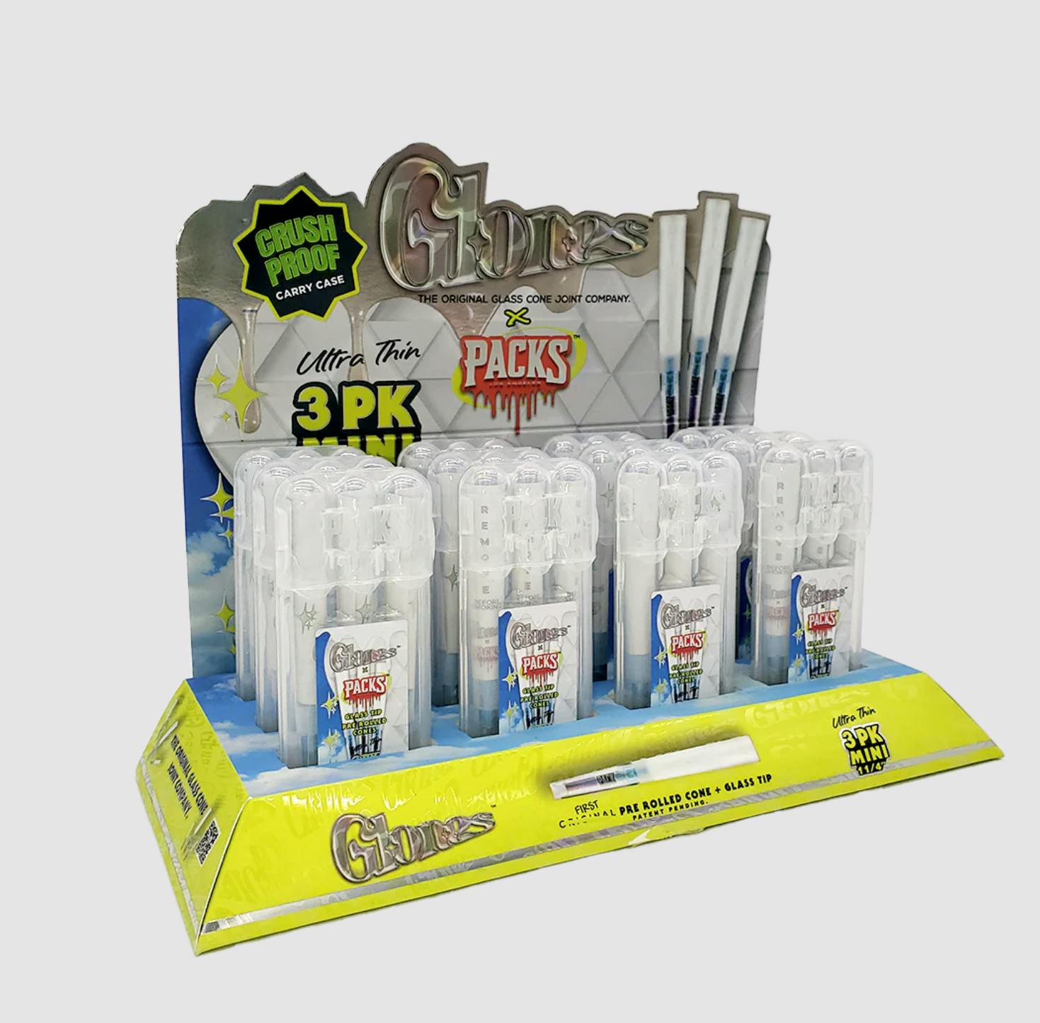 Packs x Glones | Glass Tip Cones