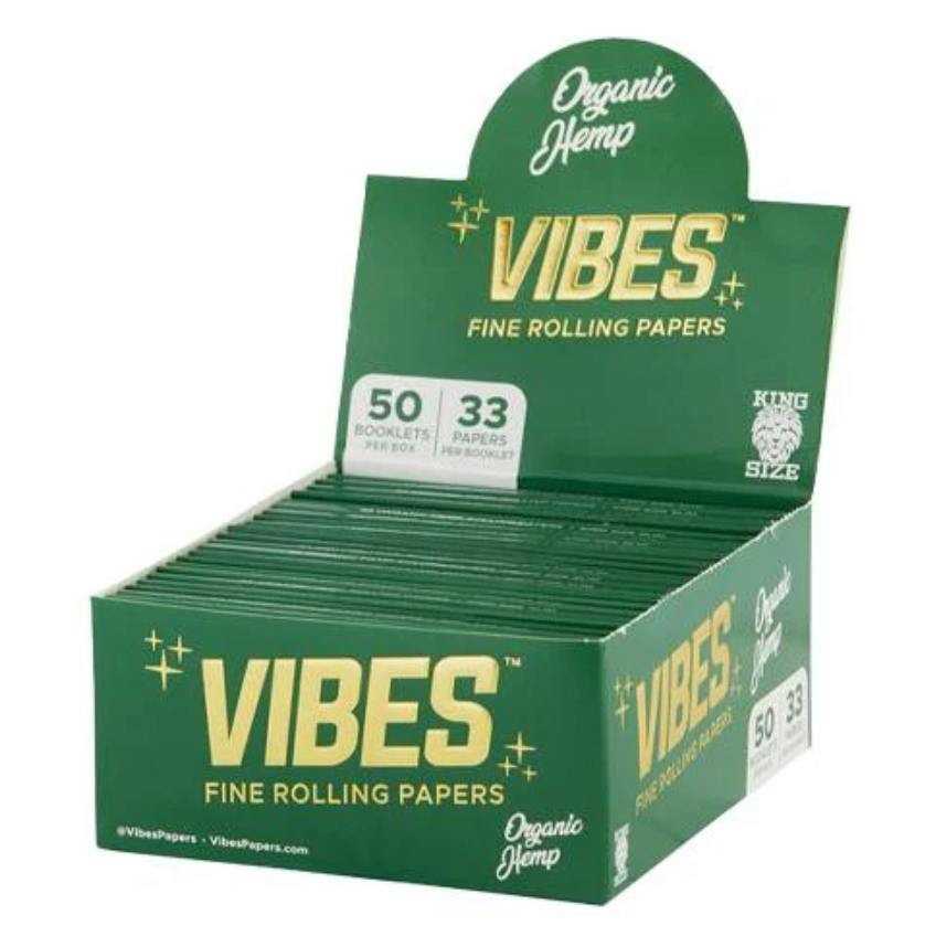 VIBES | Organic Hemp Rolling Papers - 3 Per Pack (3g)