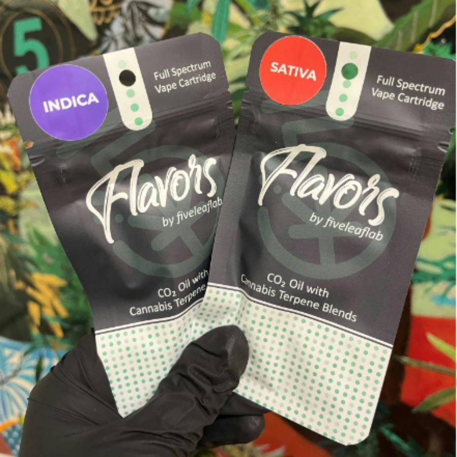 Flavors by 5 Leaf Lab | 1g Cart | - Indica