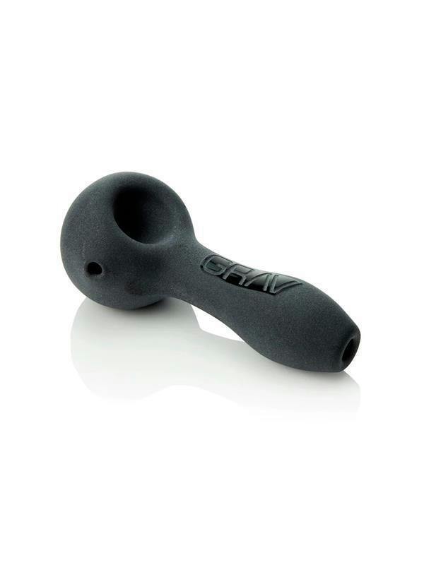 Sandblasted Spoon Black 4" Pipe