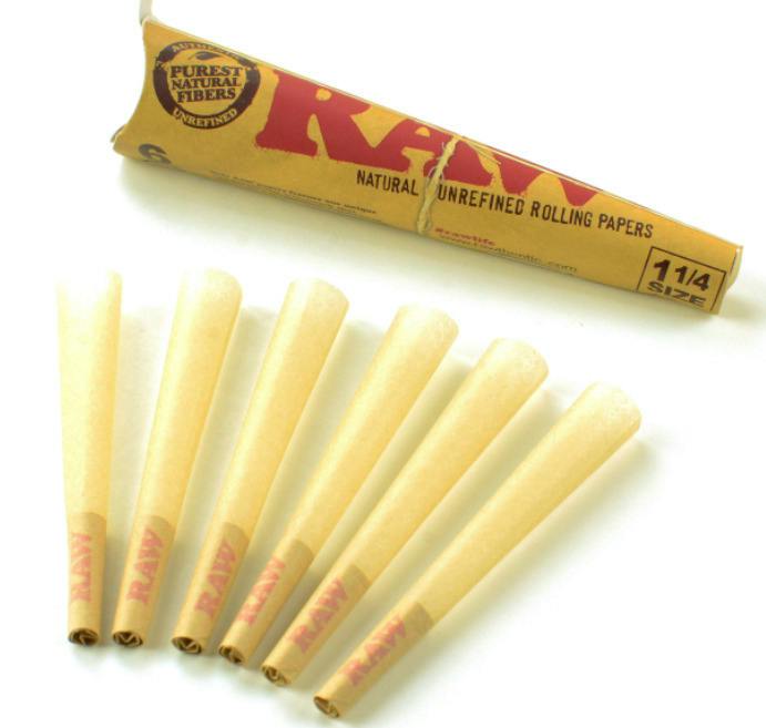 Raw | Cones 6pk | 1 1/4