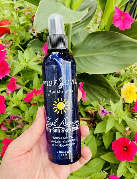 Cool Down After Sun Skin Spritz | 200mg | Wise Owl Apothecary