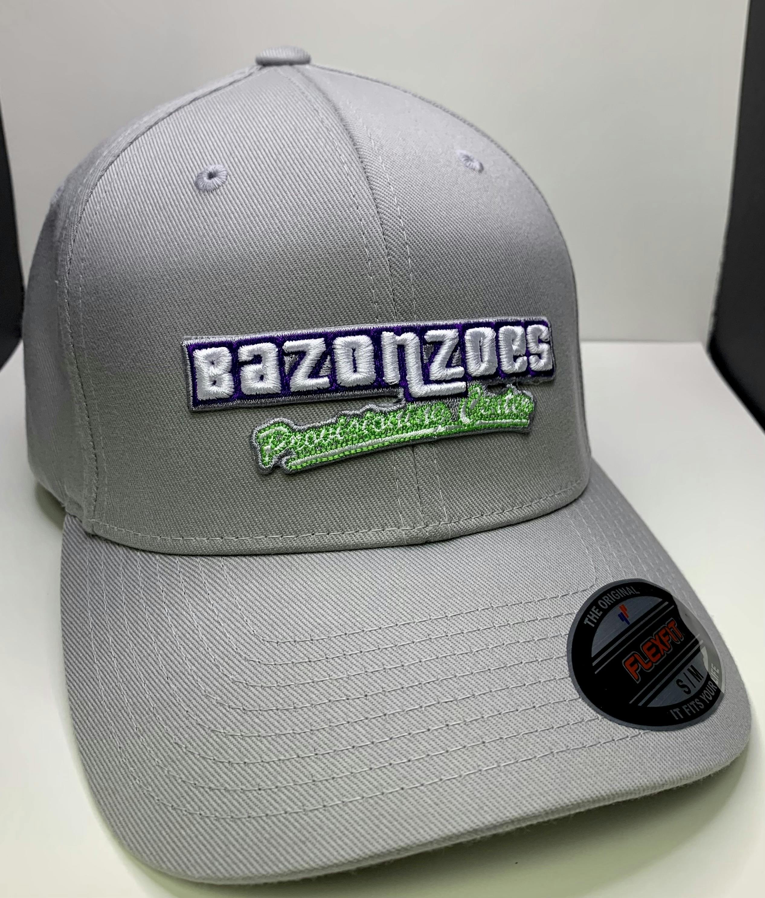Bazonzoes | Gray Flex Fit Hat | (L/XL)