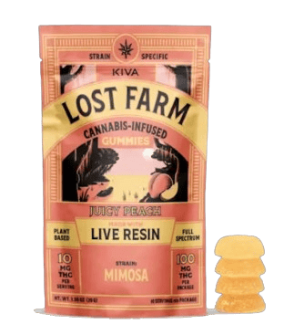 Lost Farm Juicy Peach x 'Mimosa' Live Resin - 100mg