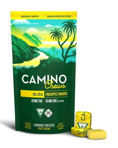 Camino Chews Pineapple Paradise "Bliss" (THC:CBC) - 100MG