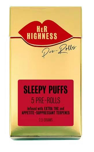 Sleepy Puffs Infused 5 Pack Pre Roll - .5G (2.5G)