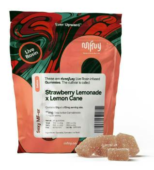 Strawberry Lemonade x Lemon Cane Live Rosin Gummies - 100MG