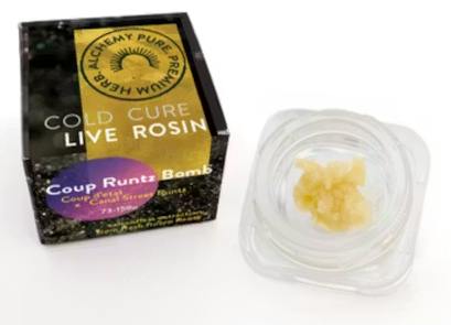 Coup Runtz Bomb Live Rosin Jar 1G