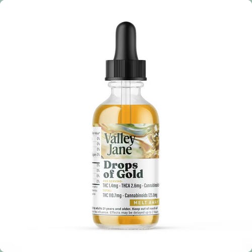 Valley Jane - Tincture - Drops Of Gold - 100mg at Herbal Woodstock