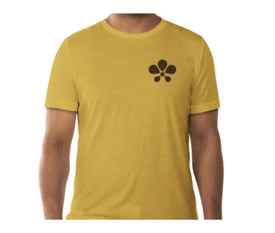 Herbal Woodstock- T-Shirt- GOLD Extra Large at Herbal Woodstock