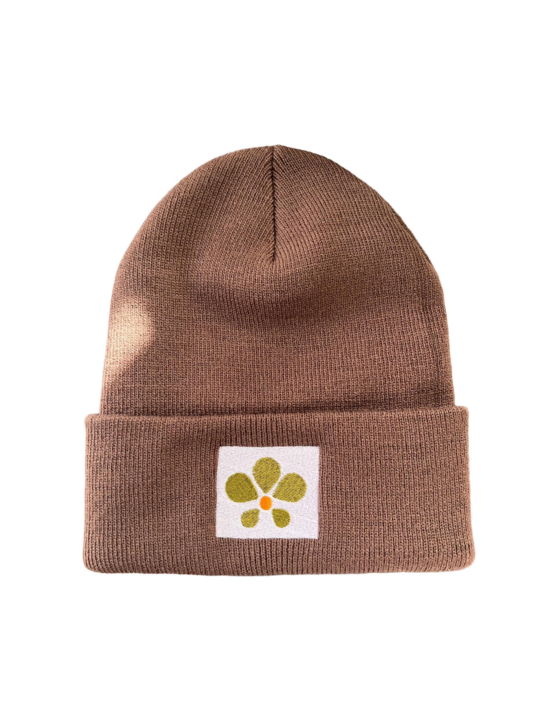 Herbal Woodstock- Knit logo Beanie- One Size at Herbal Woodstock