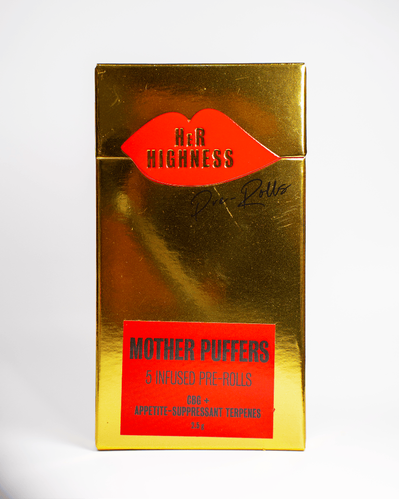 Her Highness - Mother Puffers - Infused Preroll 5 Pack - 2.5g at Herbal Woodstock
