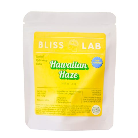 Bliss Lab - Hawaiian Haze - CBD Flower - 3.5g at Herbal Woodstock