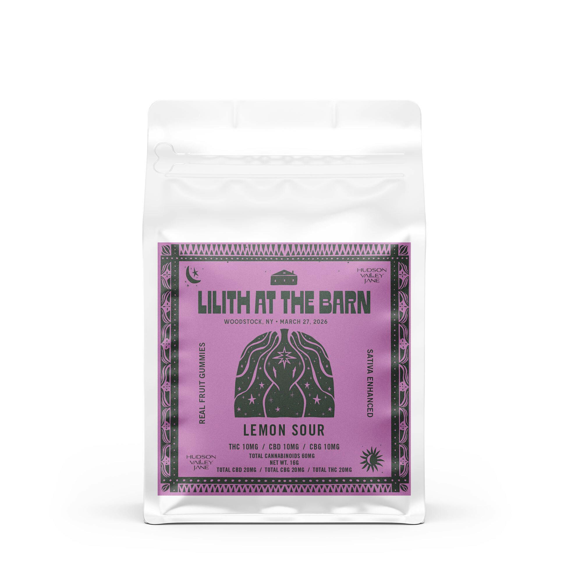 Hudson Valley Jane - Lilith at the Barn Collection - Sour Lemon Squares 2 Pack - Gummy - 20mg at Herbal Woodstock
