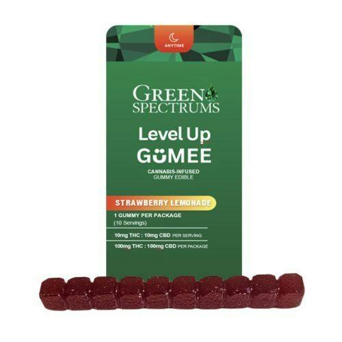 Green Spectrums - Level Up - Strawberry Lemonade Mega Dose Gummy - 100mg at Herbal Woodstock
