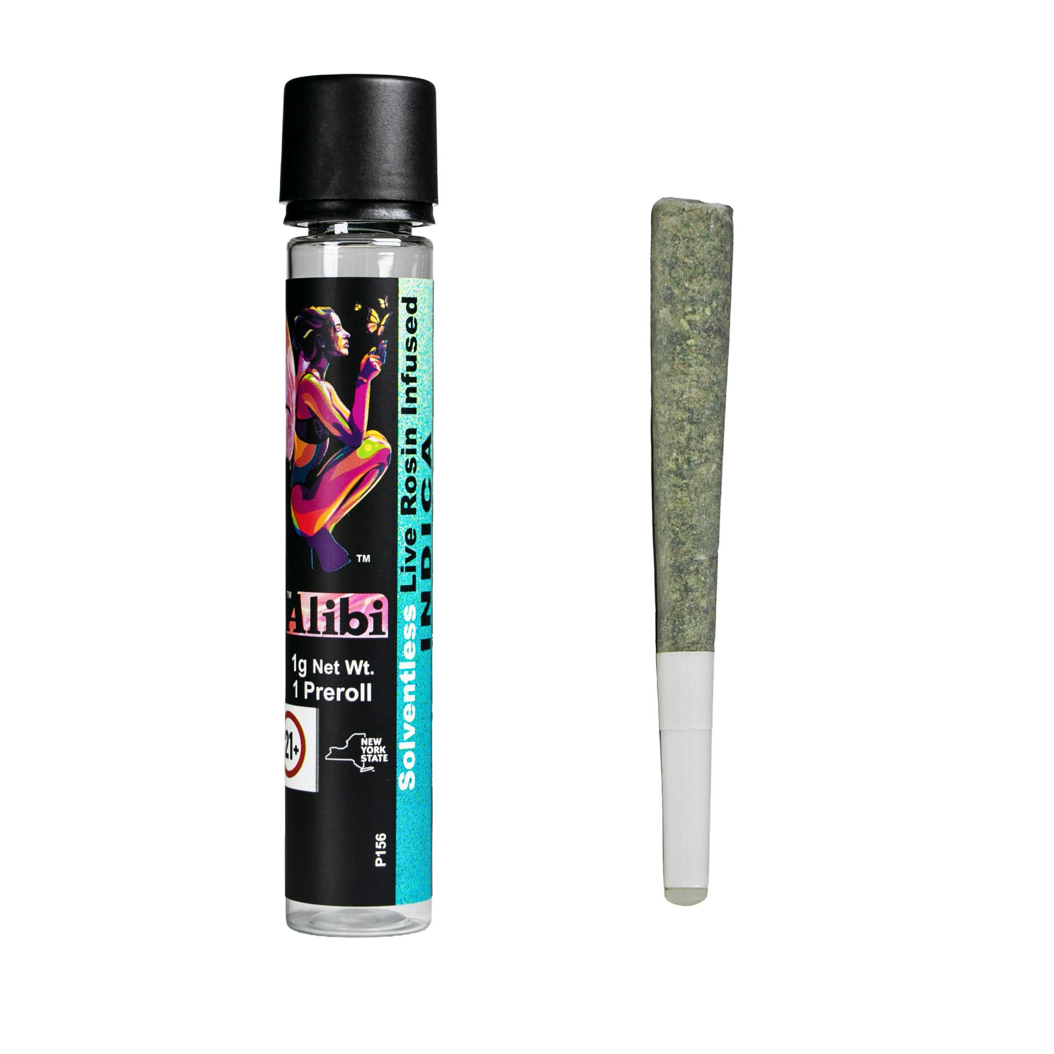 Alibi - Permanent Marker x Prizmatic - Live Rosin Infused Ceramic Tip Preroll - 1g at Herbal Woodstock