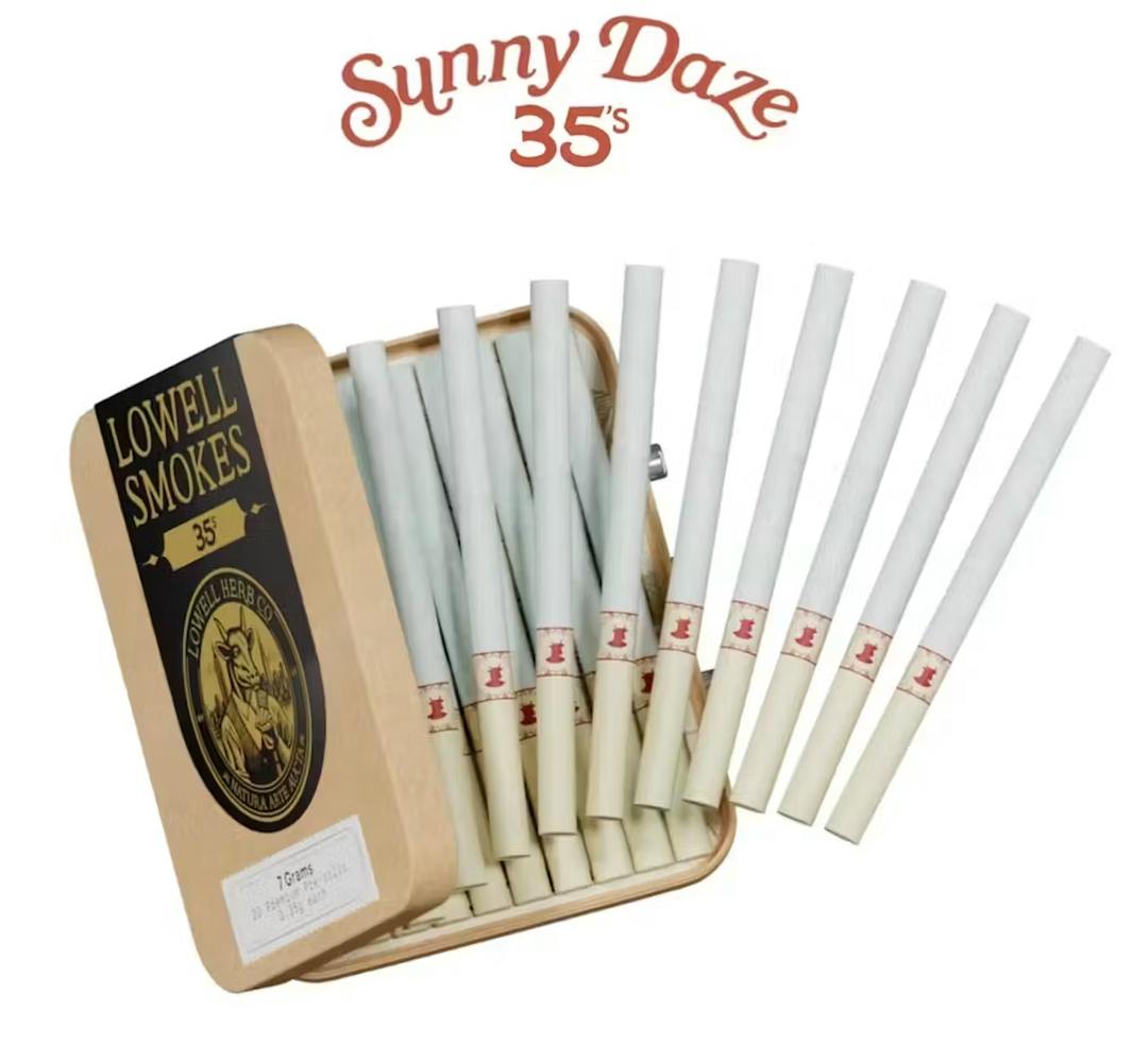 Lowell Herb Co - Sunny Daze - Preroll 20 Pack .35s - 7g