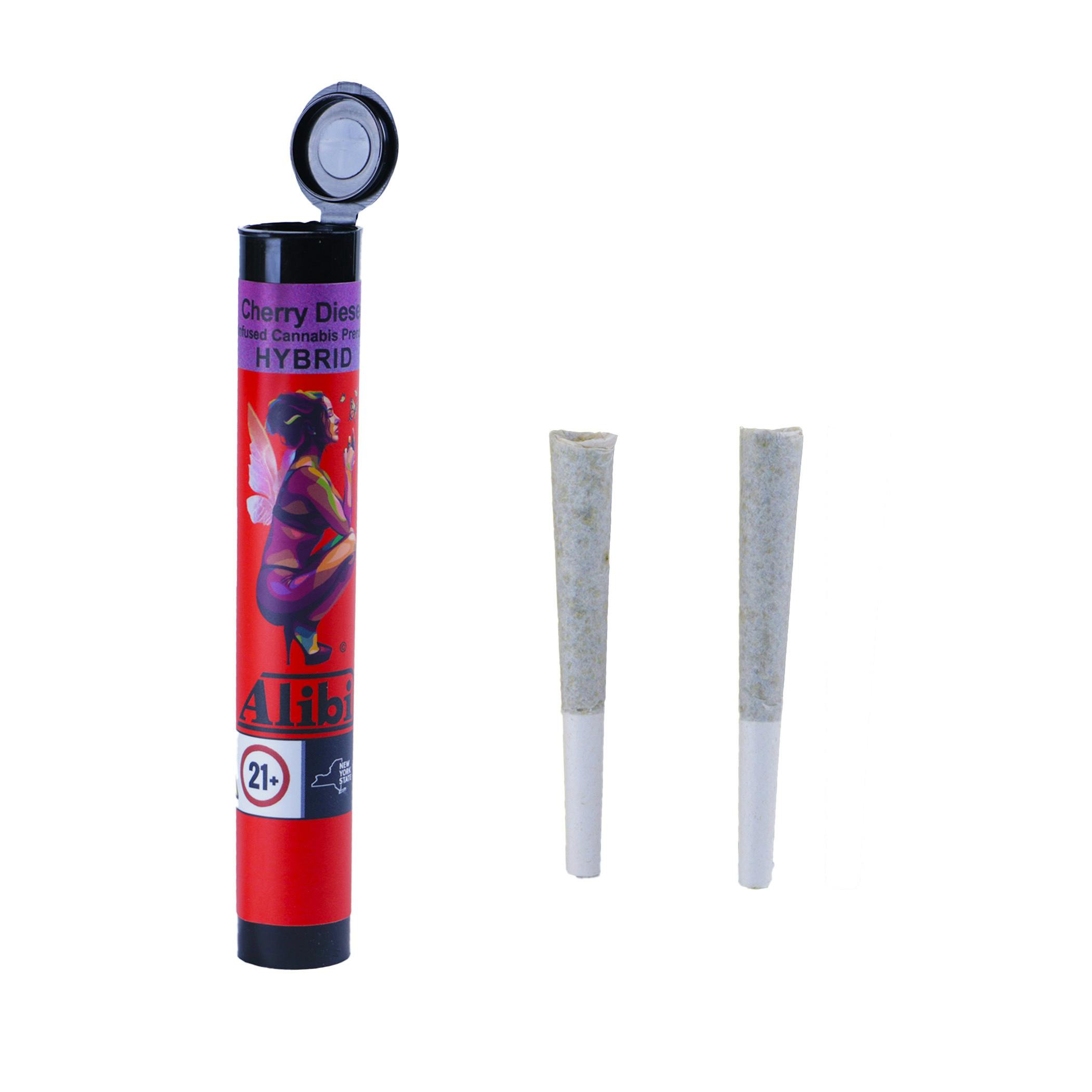 Alibi - Cherry Diesel - Infused Preroll 2pk - 1g at Herbal Woodstock
