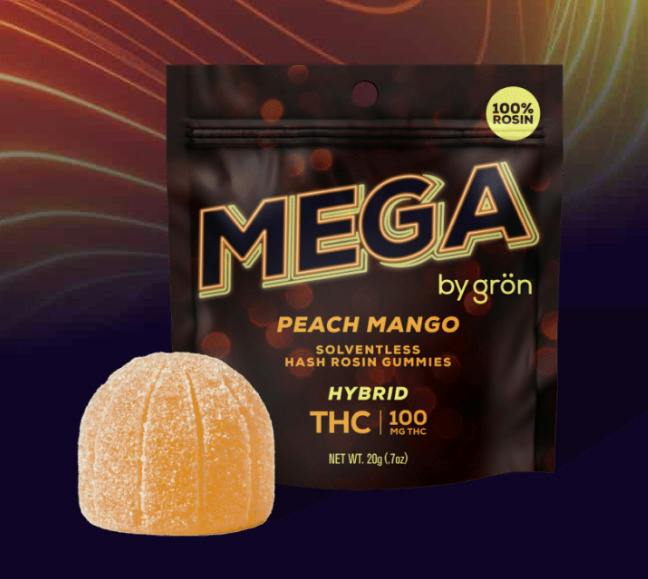 Grön - Peach Mango Mega Rosin