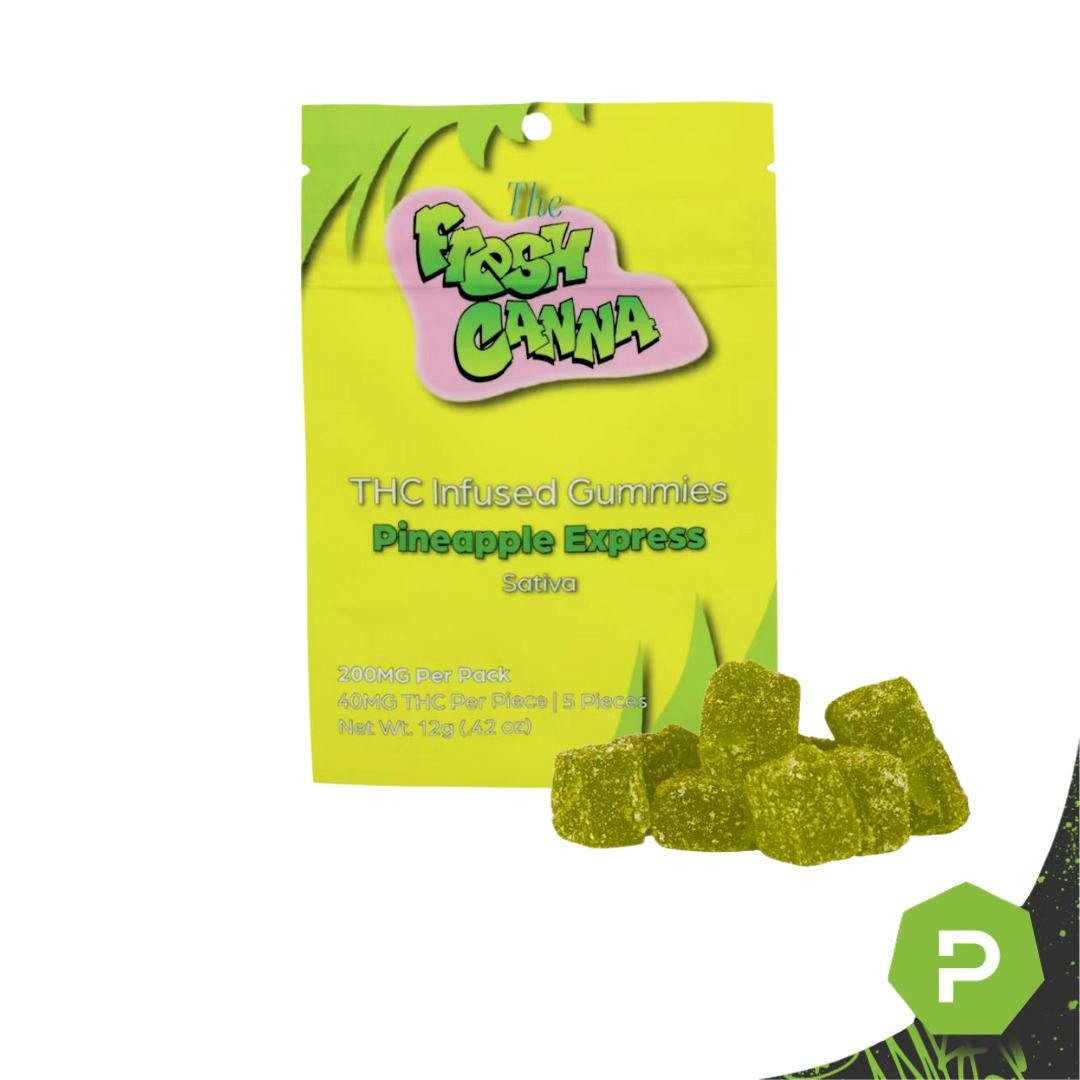 Fresh Canna | 200mg Gummies | Pineapple Express