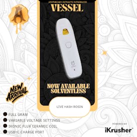 Garlic Cream Live Hash Rosin Vessel - I 1G FH