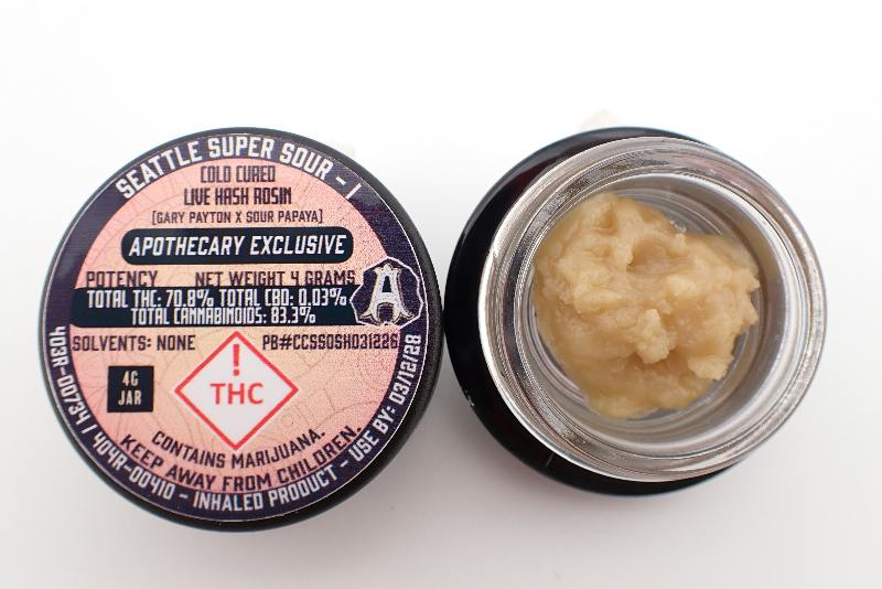 Seattle Super Sour Live Hash Rosin Baller - I 4G