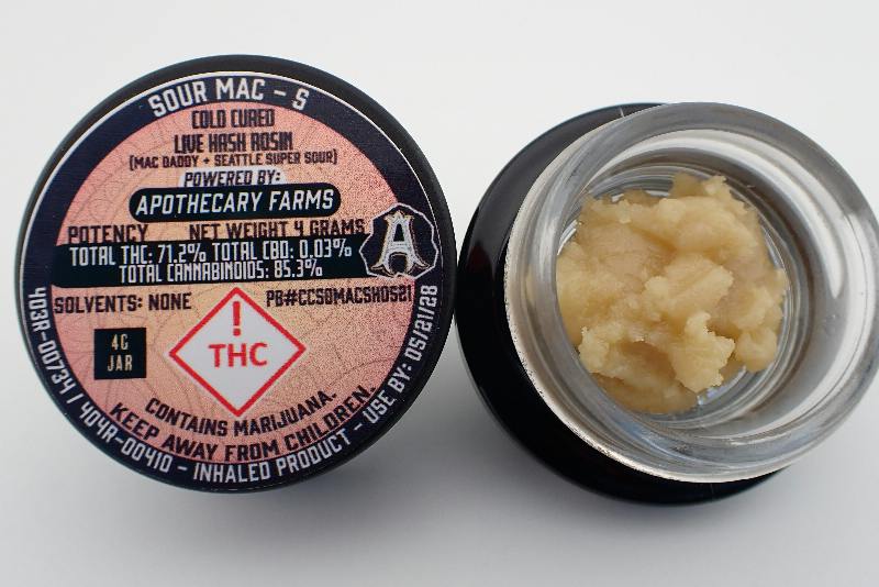 Sour MAC Live Hash Rosin Baller - S 4G