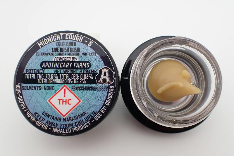 Midnight Cough Live Hash Rosin - S 2G