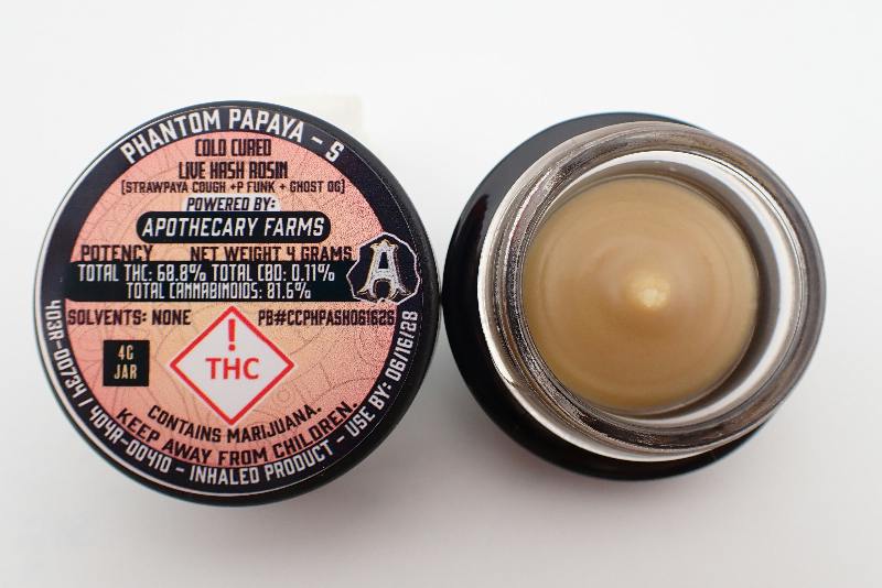 Phantom Papaya Live Hash Rosin Baller - S 4G