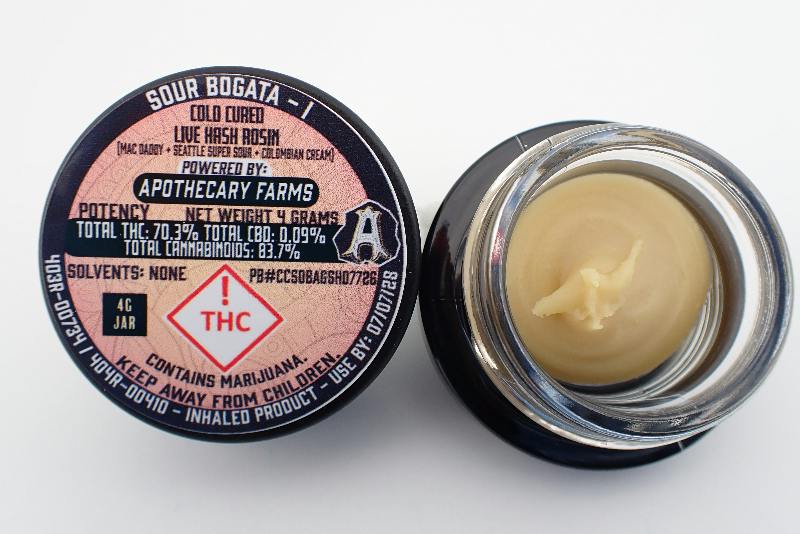 Sour Bagota Live Hash Rosin Baller - I 4G