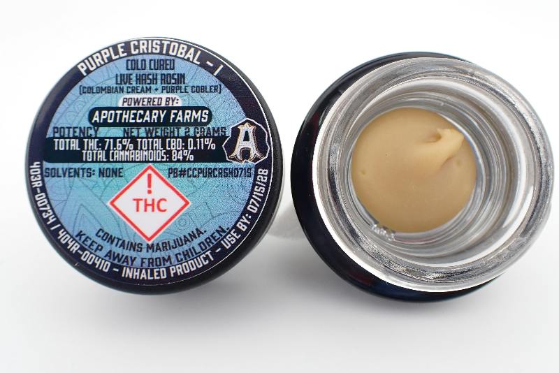 Purple Cristobal Live Hash Rosin - I 2G