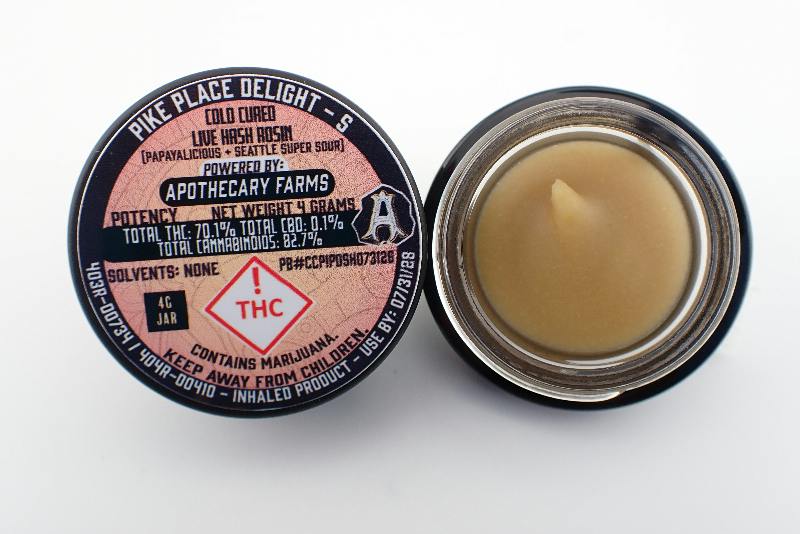 Pike Place Delight Live Hash Rosin Baller - S 4G