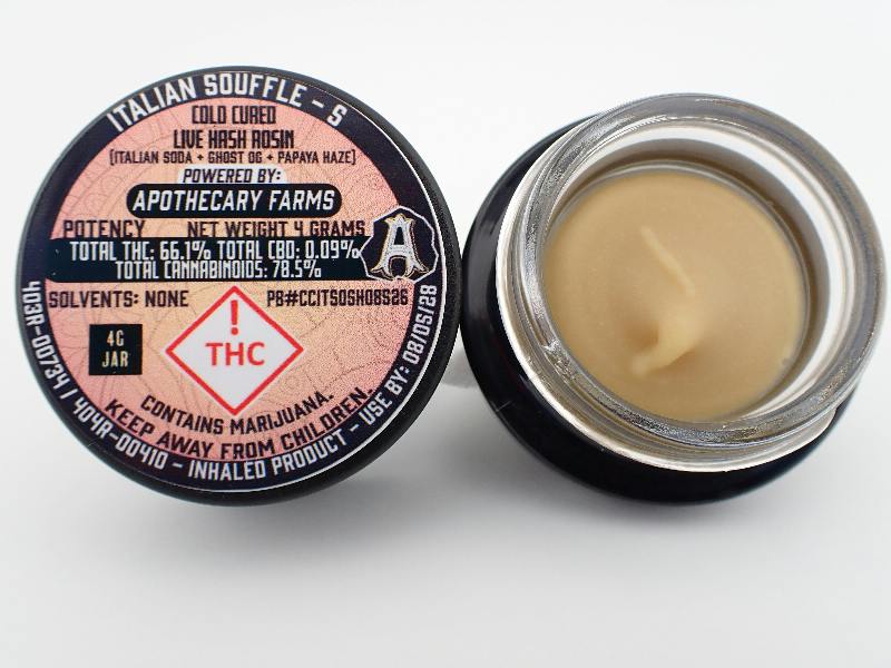 Italian Souffle Live Hash Rosin - S 4G