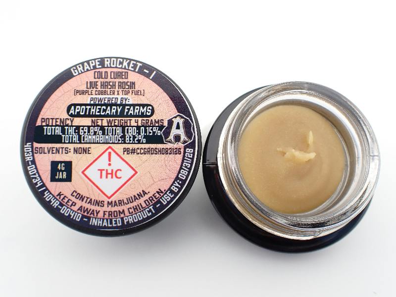Grape Rocket Live Hash Rosin Baller - I 4G