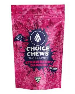 CHOICE CHEWS | STRAWBERRY DAIQUIRI - GUMMIES | 200MG | INDICA